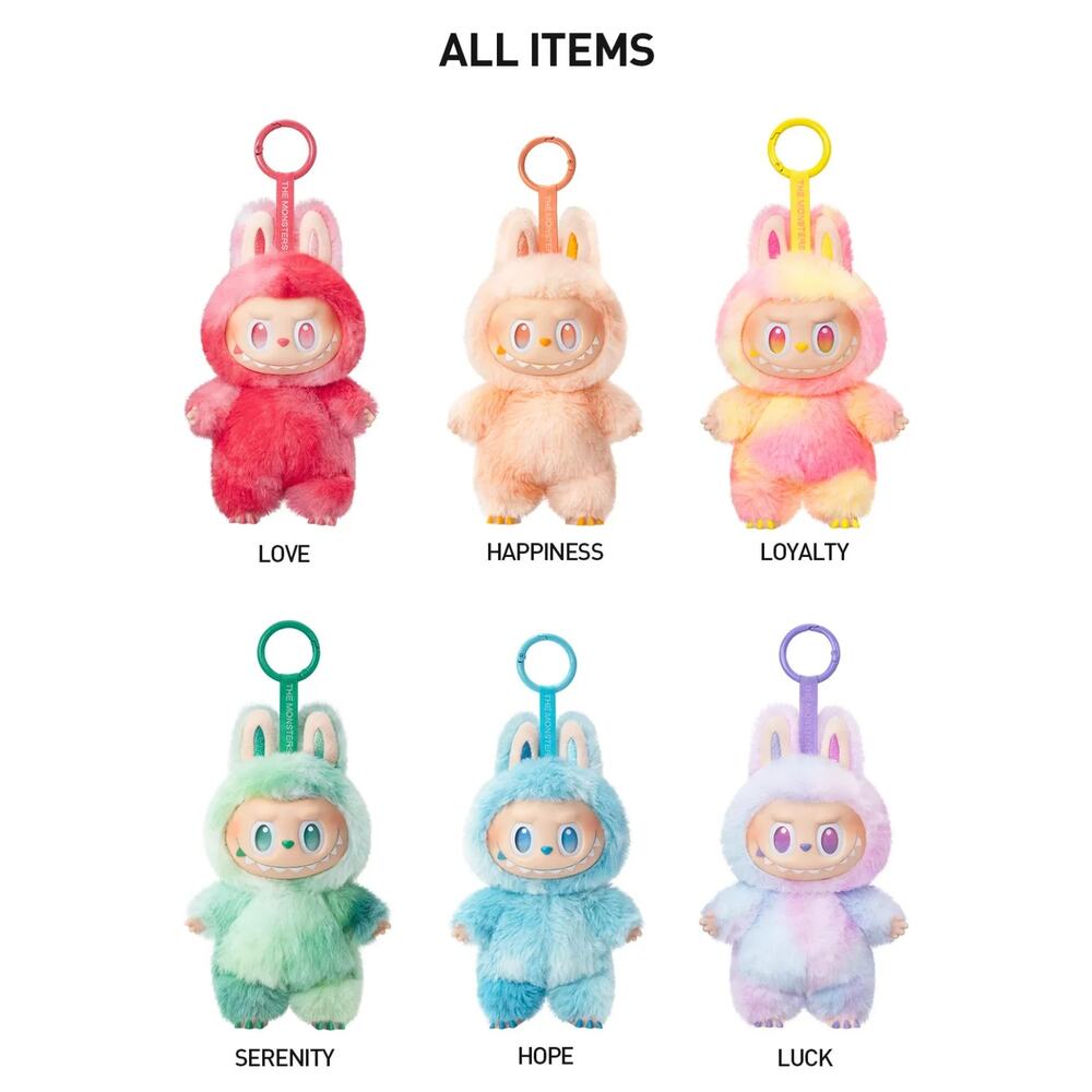 POP MART Labubu Big Into Energy Vinyl Plush Pendant Confirmed Sealed Love / Luck